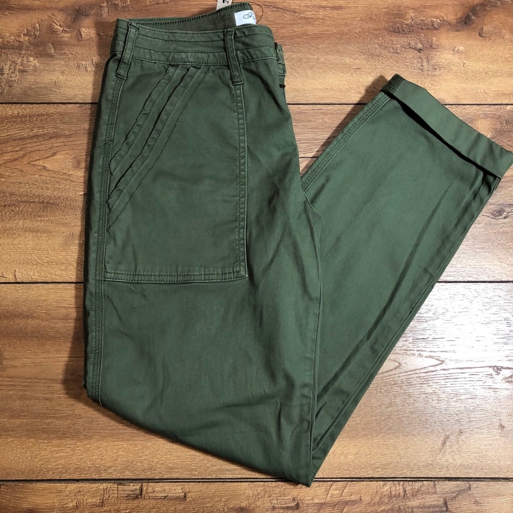 NWT- Green Khakis by Free Heart Denim